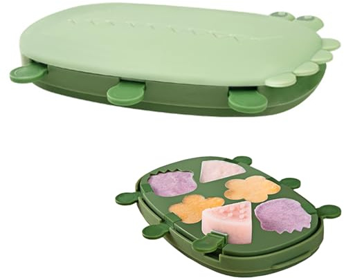 PacuM Moule Glace Bebe Silicone Alimentaire Popsicle Moule a Glace Bebe DIY Multifonction Différents Motifs Forme Innovante Réutilisable Fait Maison pour Gelée Pudding Mousse Gelée Yaourt