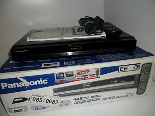 Panasonic Dmrex 87 Lecteur DVD Enregistreur DVD Tuner TNT HDMI