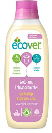 Ecover Ökologisches Woll- und Feinwaschmittel Wasserlilie & Honigmelone, 2er Pack (2 x 1 l)
