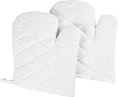 Creativ Company 444621 presina e guanto da forno Kitchen gloves Bianco Cotone