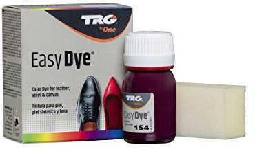 TRG The One Easy Dye, Farbe zur Wiederherstellung der Lederschuhfarbe, Violett (154 Aubergine), 25 ml