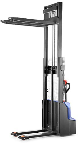 Pallit Transpaleta Eléctrica de Altura Elevada Smart-XL | Altura de Elevación de 2,6m mm | Capacidad de Carga de 1200 kg | Batería de Iones de Litio de 60 Ah | Montacargas