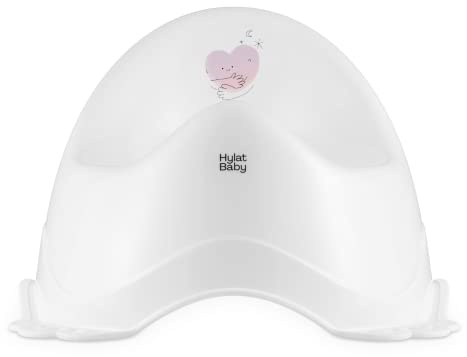 Hylat Baby Töpfchen für Kinder - Junge/Mädchen ab ca. 2 Jahre, auch zum Windelfrei und Töpfchentraining, Farbe:weiß, Motiv:Hug me, Marke:Hylat Baby