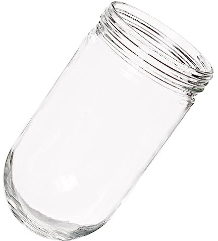 KASTLITE Threaded Glass Globe Bulb Cover - Walk-in Refrigeration Globe Cover - Kitchen Hood Globe Safety Cover - Vaporproof Glass Protection for Light Bulbs in Commercial Kitchens - 1 Pack