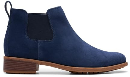 Clarks Havisham Top Womens Navy Suede, 4.5