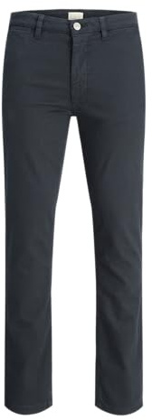 JACK & JONES Jprccmarco Jjfrank Chino Pant Noos - Pantaloni da Uomo, Navy Scuro, 32W x 32L