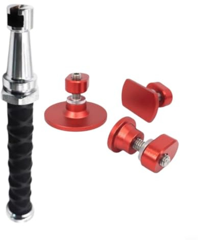 Soleilux Herramienta de reparación de abolladuras de coche, martillo telescópico de 27 a 38 cm, con muelle, martillo deslizante apto para pintura