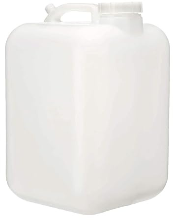 FastRack 5 Gallon Hedpak with Cap | BPA-free, Food-Grade, and Leak-Proof | White Water Container | Ideal for brewing, fermentation, or storage