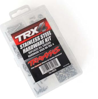 Traxxas 8298 TRX-4 Stainless Steel Hardware Kit, Silver