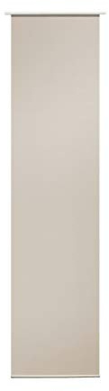 ondeco Flächenvorhang Sets 60 x 300 cm Verschiedene Modelle inkl. Click Beschwerung und Panelwagen Schiebevorhang Flächenvorhang Basic Beige
