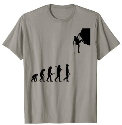 Bergsteigen Bouldern Freiklettern Bergsteiger Berge Klettern T-Shirt