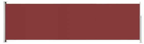 vidaXL Toldo lateral extensible, 180 x 600 cm, color rojo