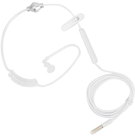 Air Conduit Kopfhörer Line Control Typ Universal Headset Einzel-Ohrhörer für Smartphone Spiral Tube Stereo