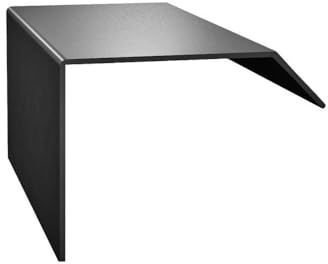 Verbinder Dachrandprofil ISOS - Ortgangblechverbinder Anthrazit RAL 7016 für Dachabschluss - Aluminium, stranggepresst, 1,5mm Materialstärke (Anthrazit, Länge 10cm)