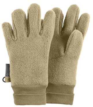 Sterntaler Fingerhandschuh Microfleece mit elastischen Bündchen – Warme Kinder Handschuhe – Mädchen und Jungen Winterhandschuhe - Unisex Accessoire für kühlere Tage – beige, Größe 2