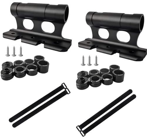 WOOLUCK® 2 Piezas Soportes de Horquilla de Bicicleta,Montaje de Horquilla de Bicicleta de Aluminio,para Coche, Camión, Remolque