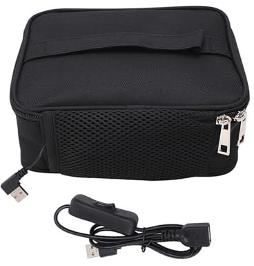 rongweiwang Mini scaldavivande Portatile scaldavivande scaldavivande Elettrico scaldavivande scaldavivande riscaldato a microonde Borsa per Il Pranzo
