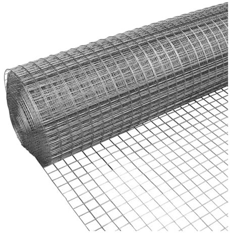 DTVEW Edelstahl-Maschendraht, 20mm/1,2mm Unterstützt Geflügelnetz-Käfigzaun, Pflanzen-Gartenarbeitsmasche, Geländer-Treppensicherheitsnetz(0.8x25m)