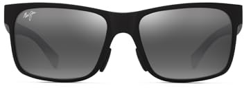 MAUI JIM GREY HOOPILI MATTE BLACK 58