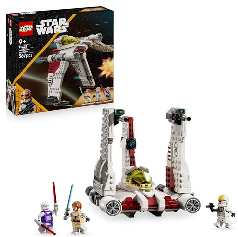 LEGO Star Wars: The Clone Wars V-19 Torrent-Sternjäger - Kreatives Spielzeug mit Minifiguren und Lichtschwert - Geschenk für Kinder - Modellbau für Mädchen und Jungen ab 9 Jahren - 75432