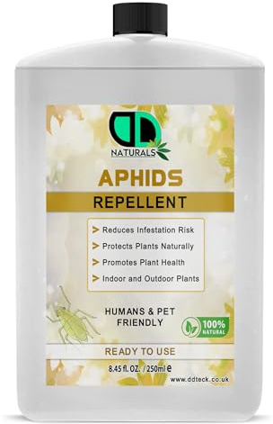 100% Natural Aphids Repellent | Safe for Humans & Pets | Protects Plants from Aphid & Bug Repellent | Ready-to-Use | Indoor & Outdoor Plants | Non-Toxic | Pet & Child-Friendly (250ml Postal)
