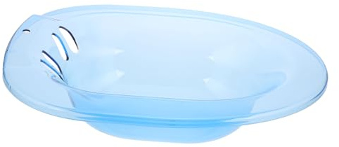 VALICLUD Sitzbad für Ergonomisches Sitzbad zur Postpartum Pflege Bequemes Bidet mit Ablauflöchern für Standardtoiletten und Pflegeeinsätze Blau Vielseitig für Hämorrhoidenbehandlung und