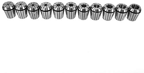 Lathe Chuck, 11Pcs Chuck Accurate Spring Set Er 32 Collet Set CNC Engraving Milling Machine Industrial Accessories ER32
