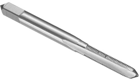 QUARKZMAN Metrisches Hand-Gewindebohrer M4.5 x 0.5, HSS6542(M2) Gewindeschneider, Rechtshänder, Mittelschneider für Gusseisen, Kupfer, Kunststoff