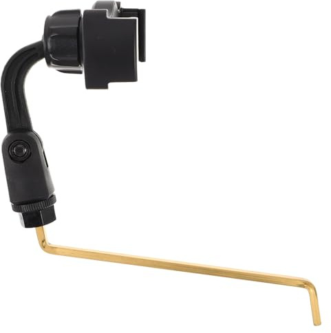 TOGEVAL Supporto per Telefono Sassofono Contralto Regolabile Morsetto Stabile Porta Spartiti Digitale e Clip per Esercizi Musicali a Mani Libere Accessorio Portatile per Leggio Sax