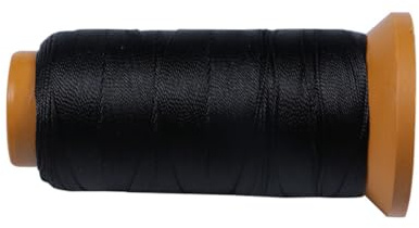 ELAYARD Schwarze Bogenschnur Schutzfaden Dickes Polyester Sehnenschutz Hochfestes Abriebfestes Bogenschießen Zubehör für Langbogen Recurvebogen