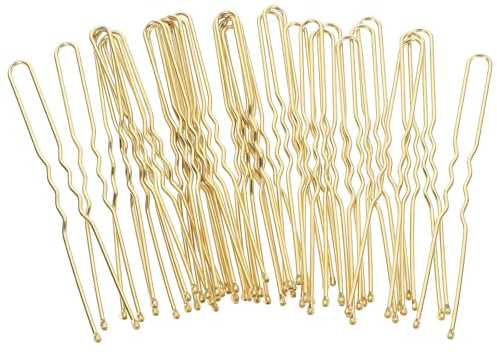Veemoon Épingles à Cheveux Lot de 50 Pièces en Métal de U pour Femmes 50 Légères et Décoratives, pour Soirées et Chignons