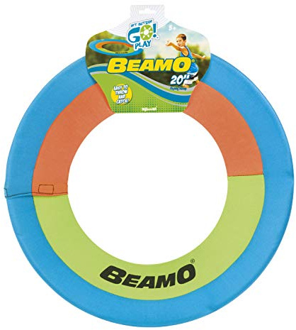 Toysmith - Get Outside GO! Beamo Flying Hoop - 20-Inch, Assorted Colors, Outdoor Game for Kids and Adults
