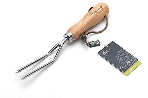 Burgon & Ball GTH/SWFRHS RHS Unkrautgabel aus Edelstahl