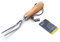Burgon & Ball GTH/Swfrhs en Acier Inoxydable Fourche de désherbage