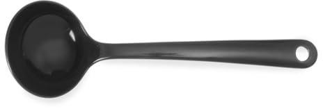HENDI Soßenlöffel, mit Aufhängeöse, langer Griff, Schöpflöffel, Soßenkelle, Fassungsvermögen: 70ml, 280x69x(H)55mm, Polybutylenterephthalat, schwarz