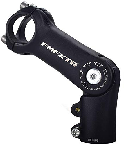 CYSKY Fahrrad Verstellbarer Vorbau 31,8 90mm/110mm 0-90 ° Grad Aluminiumlegierung MTB Vorbau Lenker Vorbau für Mountainbike, Rennrad, MTB, BMX, Radfahren (110mm)