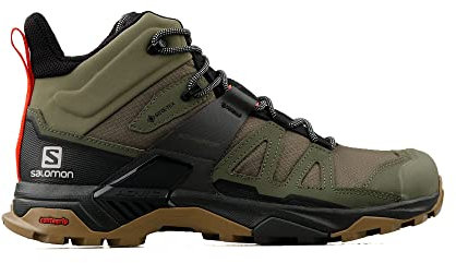 SALOMON L41739800 X Ultra 4 Sneaker Male Deep Lichen Green/Peat/Kelp UK 12.5