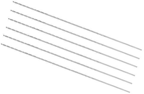 CoCud Extra Lange Spiralbohrer 2mm Bohrer Bit Durchmesser 300mm Gesamt Länge Schnellarbeitsstahl Drehbohrer - (Anwendung: für Gehärtetes Metall Holzarbeiten Plastik Aluminium) 6Stk