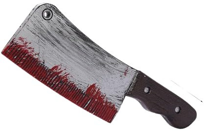 Boolavard Couteau simulé d'Halloween à faire soi-même - Décoration effrayante pour fête d'horreur - Accessoires de cosplay - Cadeaux (Boucher 2)