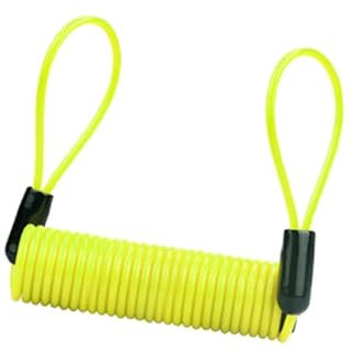 MedgAs Bremsscheibenschloss-Sicherheitserinnerungskabel, 1,2 m langes Motorrad-Erinnerungskabel for Bremsscheibenschloss, Fahrrad, ATV, Roller, Motorrad (Color : Yellow)