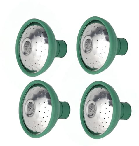 Universal Garden Watering Can Rose Head Water Sprinkler Sprayer Fits All Standard Size Watering Cans Watering Can Sprinkler Head for Watering Garden Flowers Indoor & Outdoor (4PCS)