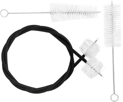 VICASKY 3pezzi Kit Per Pulizia Tromba Pz Setole e Metalli Spazzole Per Pistoni e Valvola Accessori Per Strumenti Musicali