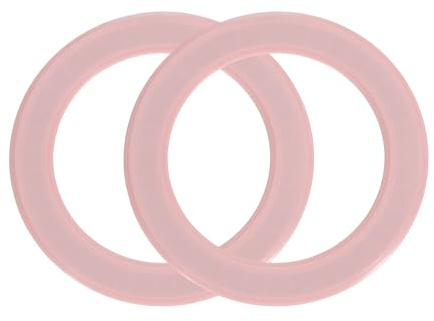 sourcing map Magnetic Adapter Ring, 2Pcs Magnetic Sticker Ring ABS Universal Magnet Wireless Charging Conversion Kit for Mobile Phone Case Wireless Charger, Pink