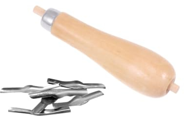 Operitacx Strumento Per Incisione Manico in Per Intaglio Testine Di Taglio Tagliablocchi Per Scultura Fai Da Te Adatto Esperti e Principianti Per Progetti Di Intaglio Del Legno