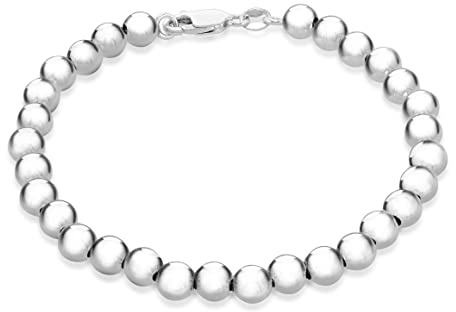 Tuscany silver dam sterling silver boll armband e Silver, colore: SILVER, cod. 8.26.7662
