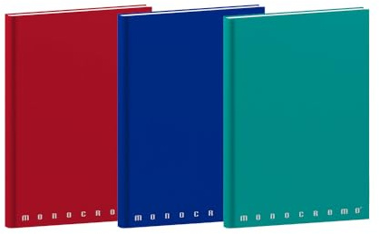 Pigna, Registro A4 MONOCROMO, alta fogliazione, pagine 384, copertina cartonata, interno 5M, quadretto 5 mm., confezione singola