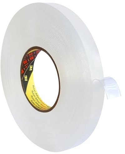 3M 4658 F | Doppelseitiges Montageklebeband | Stark klebend & ablösbar | Transparent | 19 mm x 25 m | 0,8 mm Dicke