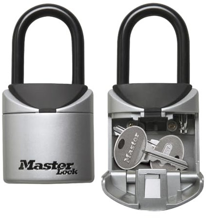 Master Lock Mini Schlüsseltresor, mit Bügel, 13.5 x 7 x 3.2 cm, Schlüsselsafe