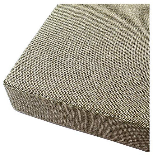 XCYYBB Gartenbank Schwammkissen Sitzkissen für den Außenbereich Schaukel-Ersatzkissen Bankauflage Bankkissen, rutschfest Sitzpolster Für Gartenbank, Polster Auflage -Brown White 200x40x5cm(79x16x2in)