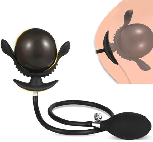 LZYLWC Aufblasbarer Analplug Buttplug erotisches Sexspielzeug Analkugeln mit Pumpe für Paare extrem Sex Toyset für Paar Set Analspielzeuge Vaginaler Anus Dilatator SM Sexspielzeug